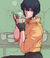 hinata with orange juice