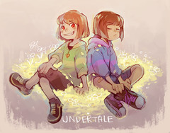 Chara and Frisk