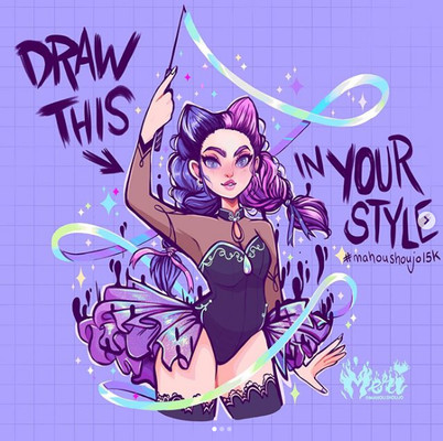 #drawthisinyourstyle вызов для себя 5 