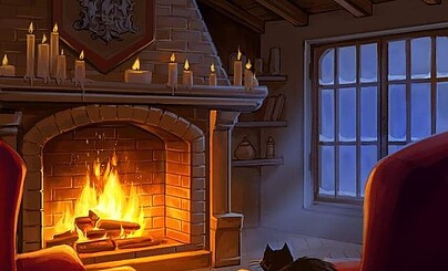 Зимняя сказка, рассказанная уютным вечером в кафе "Пятый хвост"