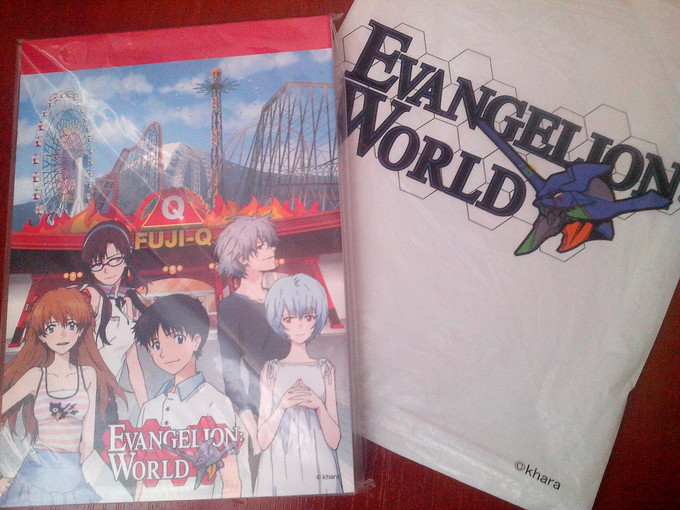 Evangelion World Fuji-Q Official блокнот 3 